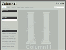 Tablet Screenshot of column11.com